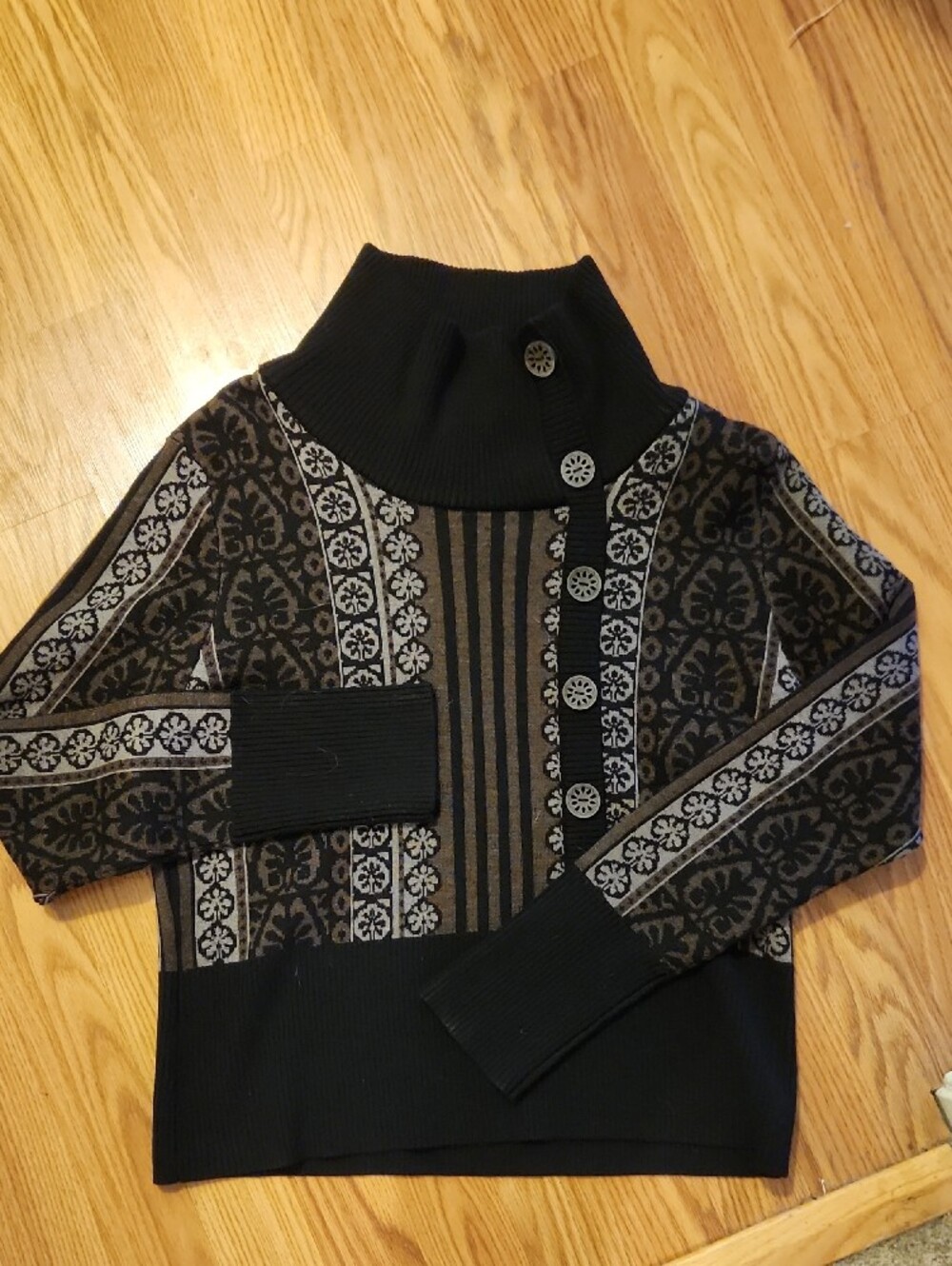 Icelandic Design 100% Merino Wool Sweater Sz L
